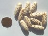 10 24x9mm Carved Oval Natural Worked on Bone